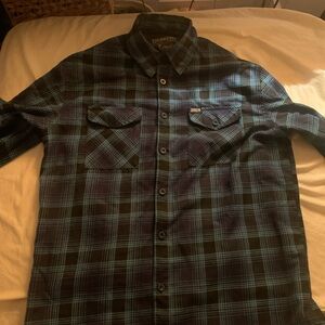 Dixon Blue and Black Plaid Shirt